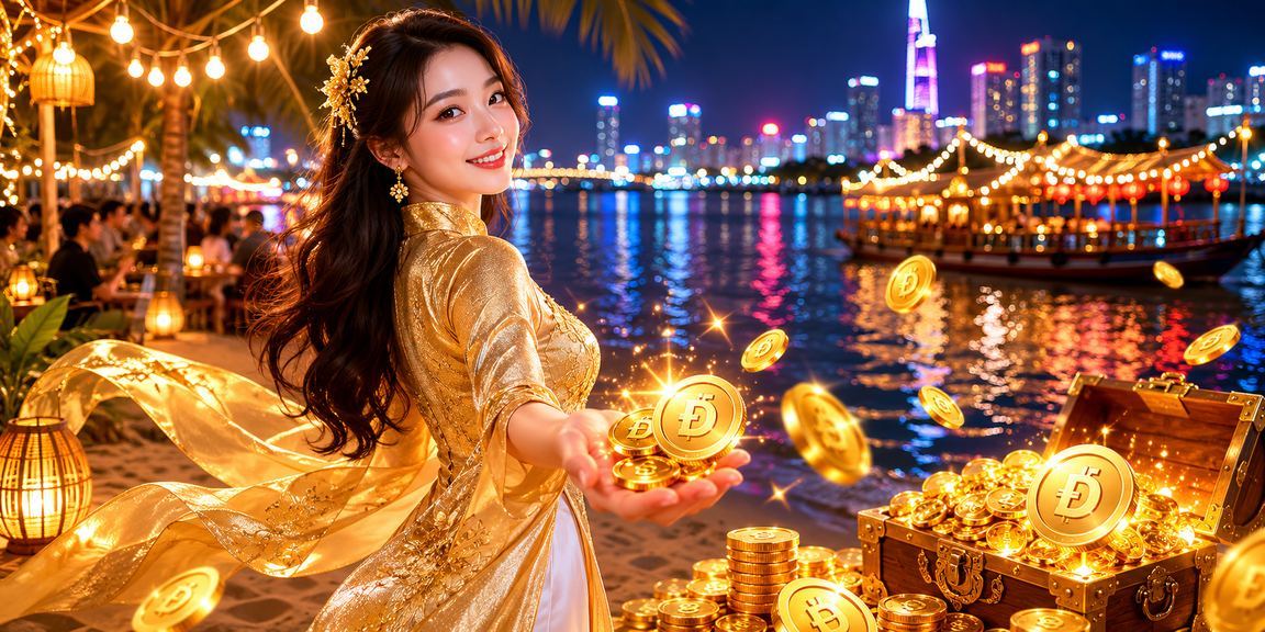 Cá cược thể thao và casino tại vùng Mekong, hình ảnh áo dài truyền thống